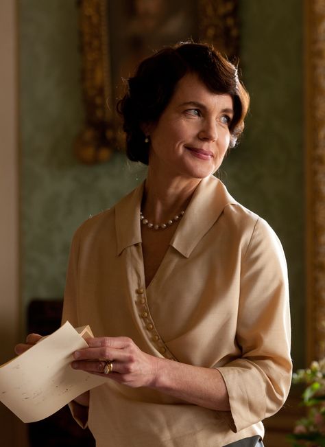 Countess of Grantham, Cora - Played by Elizabeth McGovern Downtown Abbey Fashion, Cora Crawley, Elizabeth Mcgovern, Dowager Countess, Downton Abbey Fashion, Highclere Castle, Downton Abby, Shirley Maclaine, Lady Mary