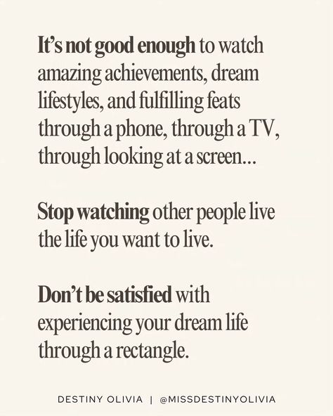 Sometimes, it takes just one hard truth to change your life. Hopefully, this is the one for you. Do you have more discipline in daydreaming? Or taking action? #reminder #quote #personalgrowth #growthmindset #gentlereminder #positivity #levelupyourlife #personalitydevelopment #highestself #deepthoughts #inspirationalquotes #growth #selfhelp #selfgrowth #lifequotes #changeyourlife #reinventyourself #wordsofencouragement #thoughtoftheday #takeaction reinvent yourself | highest self | overcoming... Reinvent Yourself, Highest Self, Personal Growth Quotes, Personal Growth Plan, Taking Action, Personality Development, Hard Truth, Dream Lifestyle, Thought Of The Day