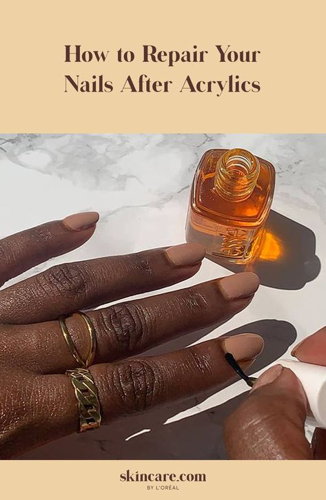 How to Repair Damaged Nails From Acrylics Quick Detox, Nails After Acrylics, Feel Healthy, Nail Repair, Damaged Nails, Brittle Nails, Nail Growth, Nail Strengthener, Nail Health