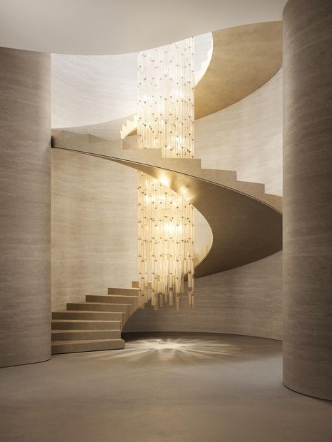 This chandelier was designed in 2006 for the Baglioni Spa Hotel in Budapest. Building works for this famous 5-star hotel commenced in October 2006 and were completed 5 years later, in September 2011. The hotel and the banquet hall was attached to the ‚Racz Baths‘, which date back to the 16th century and are a UNESCO World Heritage Site. Provenance: Originally part of the interior of the Baglioni Spa Hotel in Budapest. Stairway Chandelier, Modular Construction, Staircase Lighting, Murano Chandelier, Budapest Hotel, Italian Chandelier, Chandeliers And Pendants, Hotel Spa, Chandelier Pendant Lights