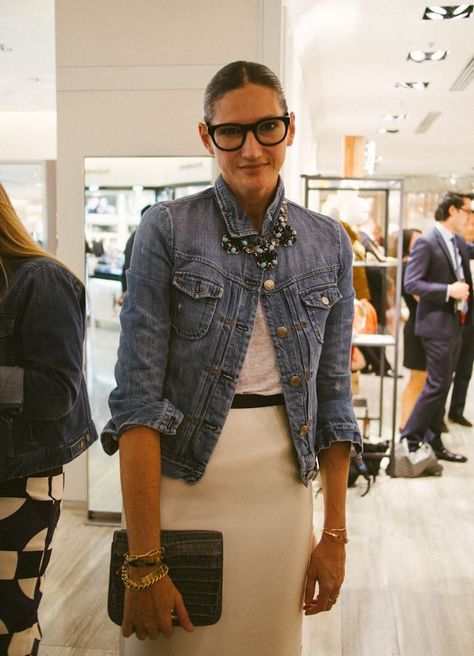 Jenna Lyons Jenna Lyons Fashion, Jenna Lions, Jenna Lyons Style, Jenna Lyons, Visual Aid, Casual Fridays, Mode Casual, Minimal Chic, Style Crush