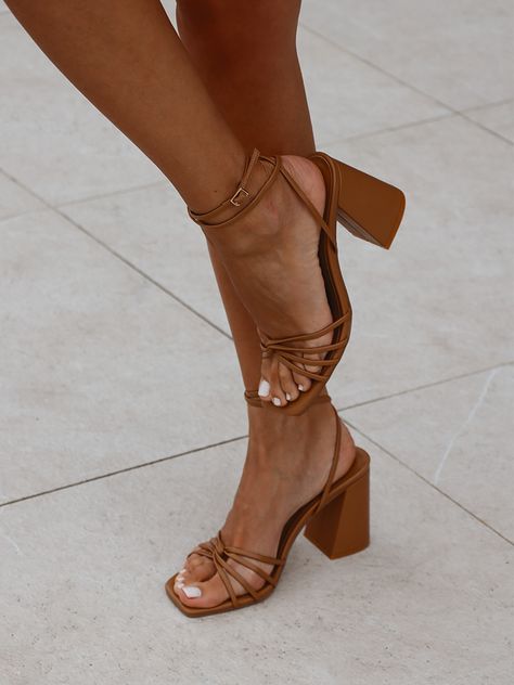 Tan Block Heels, Most Popular Shoes, Popular Shoes, Tan Heels, Shoe Inspo, Heels & Wedges, Nude Heels, Shoe Closet, For A Reason