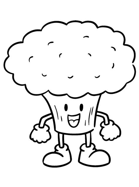 Broccoli - Lol Coloring Pages Broccoli Ideas, Broccoli Cartoon, Lol Coloring Pages, Lol Coloring, Cartoon Coloring, Cartoon Image, Cartoon Coloring Pages, Cartoon Images, Free Printable Coloring