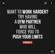 Fit Couples Quotes, Workout Couples Quotes, Gym Partner, Couples Quotes, Workout Memes, Fit Couples, Couple Quotes, Fitness Quotes, Work Hard