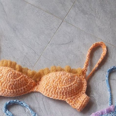 Crochet Bra Pattern, Crochet Bra, The Marathon, Crochet Inspo, Cup A, Many Many, Amazing Pictures, Half Circle, A Bowl