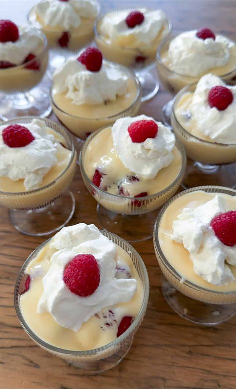 Easy Individual Mini Trifle Recipe - Life is a Party Individual Trifles, Pound Cake Trifle, Mini Trifle Desserts, Fruit Trifle Recipes, Mini Trifles, Caramel Apple Trifle, Easy Trifle, Jam Roll, Raspberry Trifle