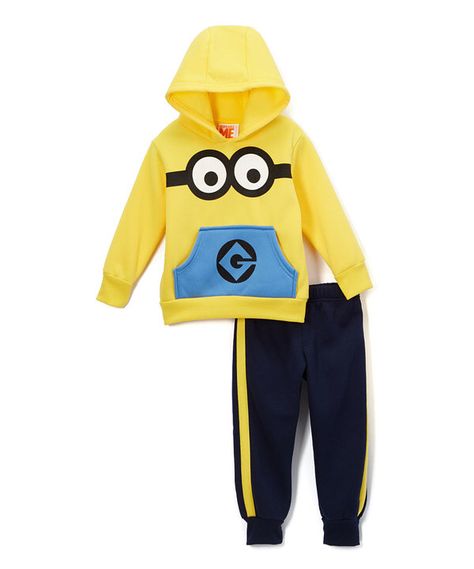 Look at this Despicable Me Minions Hoodie & Sweatpants - Toddler on #zulily today! Minions Movie Characters, Dresses For Boys, Minions Kids, Minion Baby, Kids Dress Boys, Minion Movie, Despicable Me Minions, Hoodie Pants, Kids Dresses