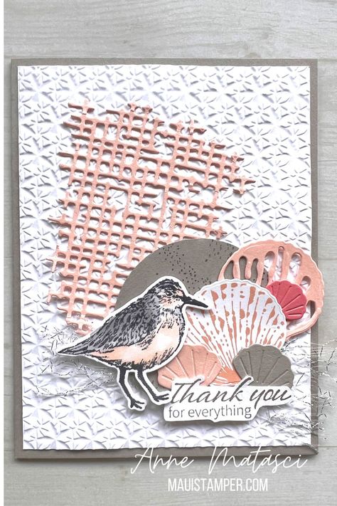 Stampin Up Seaside Bay Cards, Stampin Up Seaside Wishes, Seaside Wishes Stampin Up Cards, Seaside Bay Stampin Up Cards, Stampin Up Seaside Bay, Stampin Up By The Bay, Seashell Cards, Seaside Bay, Seaside Cards