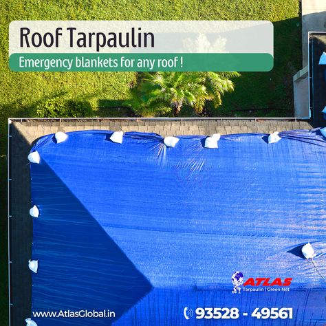 🌪️ Roof Tarpaulins: Your Roof's Superhero Cape (Minus the Spandex) 🦸‍♂️ Ever seen a roof wearing a superhero cape? Well, that's basically what a tarpaulin is! 💪 Made from super-tough HDPE, these bad boys swoop in to save your roof from leaks, weather tantrums, and even construction chaos. 💥 Why Atlas Global Tarpaulins are the BEST: Weatherproof Warriors: Rain, sun, or snow? Bring it on! 🌧️☀️❄️ Tear-Resistant Titans: Built to last, these tarps can handle anything you throw at them. Customiz... Superhero Cape, Superhero Capes, Bring It, Save Yourself, Roof, Cape, Bring It On, Spandex, Sun