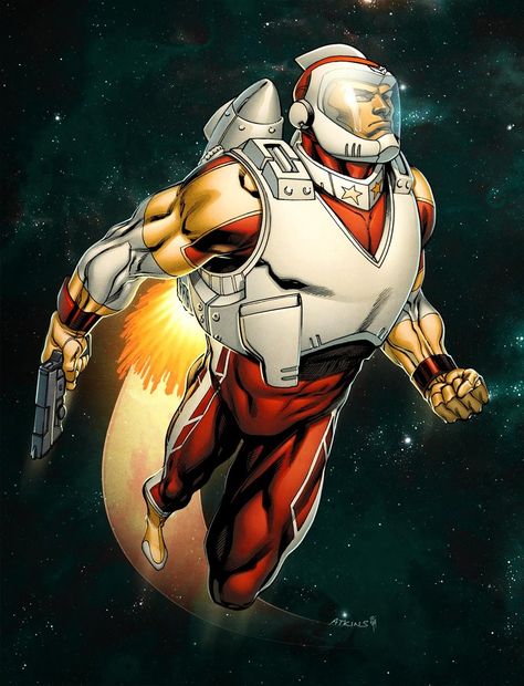 Adam Strange colored by *RobertAtkins on deviantART Adam Strange, Arte Dc Comics, Dc Comics Characters, Comic Collection, Dc Characters, Super Villains, Dc Comics Art, Dc Heroes, Comic Book Characters