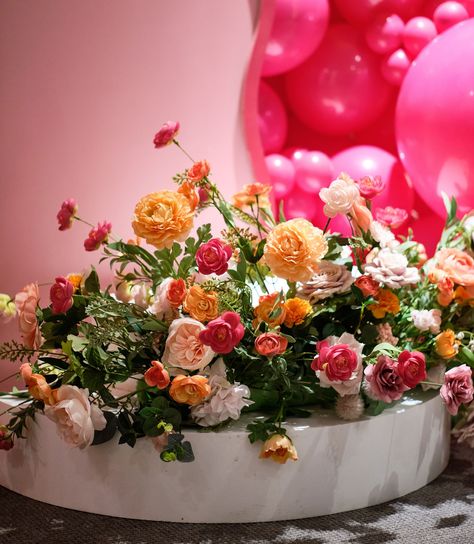 How gorgeous is this flower arrangement for Vicki’s Aperol Spritz Themed Bridal Shower- Her Last SPRITZ as a MISS 🍹 • • • Backdrops, Balloons & Backdrop Flowers: @decorandvibes • Photographer: @samuelbass • • #ottawa #orange #hotpink #balloongarland #613 #ottawaevents #bridalshower #bridetobe #aperolspritz #aperolspritztheme #pink #fuschia #ottawabridalshowers #ottawaeventdecor #sohochampagne #ottawaeventdesigner #misstomrs #bridalshowerdecor #decorandvibes #fyp #eventdecor #ottawaeventdeco... Backdrop Flowers, Balloons Backdrop, Balloon Backdrop, Flower Backdrop, Aperol Spritz, Bridal Shower Theme, Bridal Shower Decorations, Balloon Garland, Flower Arrangement