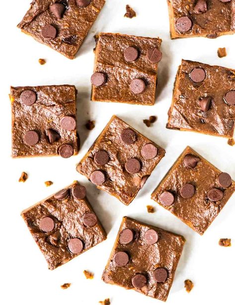 Sweet Potato Brownies Vegetable Desserts, Healthy Brownie Recipe, Raw Sweets, Recipe Sweet Potato, Healthy Brownie, Sweet Potato Chocolate, Potato Brownies, Healthy Chocolate Recipes, Brownie Recipes Healthy