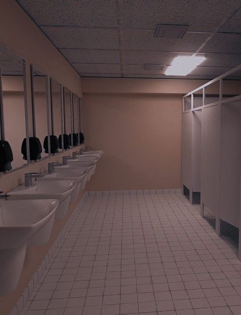 School Building Design, School Bathroom, School Interior, College Aesthetic, Aesthetic Bathroom, Joseph Quinn, Dream School, Highschool Aesthetic, School Building