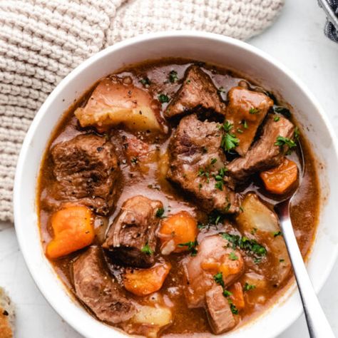 Beer Beef Stew, Flavorful Beef Stew, Irish Beef Stew Recipe, Cheesesteak Sloppy Joes, Beef Stew Meat Recipes, Philly Cheesesteak Sloppy Joes, Beef Tip Recipes, Guinness Beef Stew, Leftover Beef