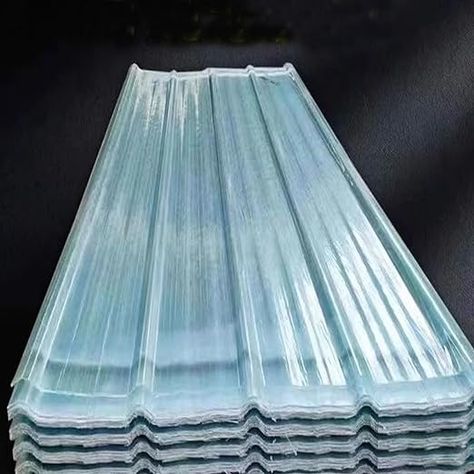 Clear Roofing Panel,1mm Fiberglass Daylighting Panels,3/5/8/12/15/18/20 Pcs Roof Panels,Greenhouse Shed Roofing Cladding Panel,Corrugated Roofing Sheets,Easy to Roll and Cut (35x67in,20 pcs) - Amazon.com Corrugated Plastic Roofing Sheets, Clear Roofing, Corrugated Plastic Roofing, Plastic Roofing, Roof Cladding, Corrugated Roofing, Greenhouse Shed, Green Houses, Cladding Panels