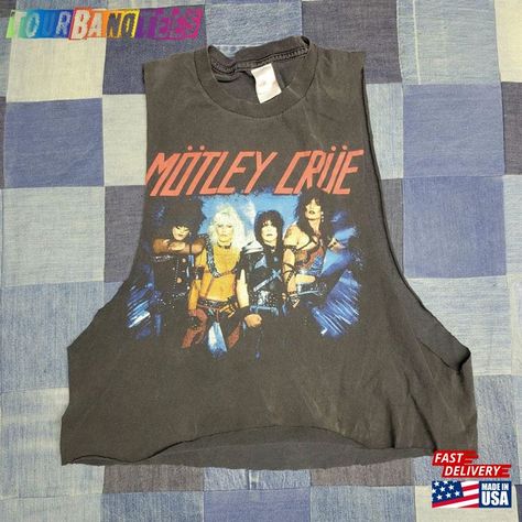 Motley Crue Tank Top, Band Tank Tops, Motley Crüe, Top Band, Motley Crue, Mötley Crüe, Crop Tank Top, Band Tees, Cropped Tank Top