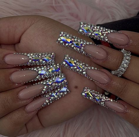 Gem Placement On Nails, Gel Nails Easter, May Nail Colors, Anna Nails, May Nails Ideas, Gem Placement, Nail Art Tattoo, Dress Lookbook, Up Nails