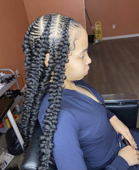 Pop smoke butterfly braids Jumbo Butterfly Braids, Butterfly Braid, Braid Tutorial, Braids With Beads, Braids For Kids, Braided Hairstyles For Black Women, Different Hairstyles, Blow Dry, Protective Hairstyles