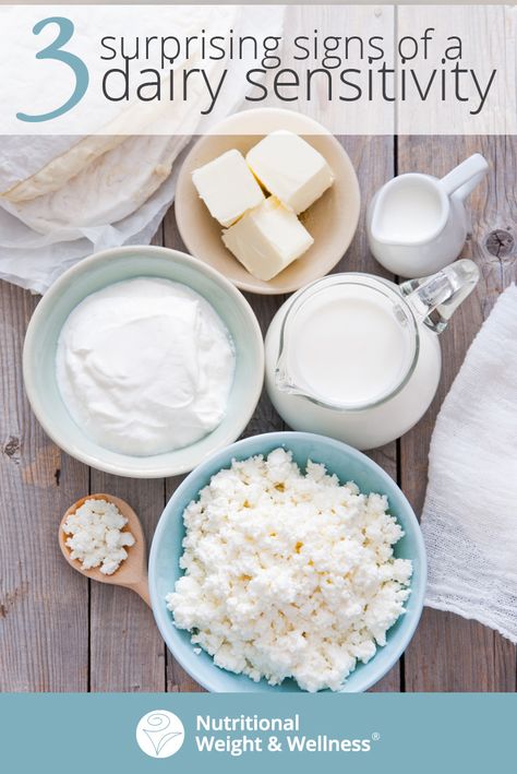 Find out if a dairy sensitivity could be causing your health concerns. #nutritionalweightandwellness #nwweats #dairyfree Dairy Sensitivity Symptoms, Dairy Allergy Symptoms, Inflammation Symptoms, Lactose Intolerant Symptoms, High Glycemic Foods, Dairy Intolerance, Dairy Allergy, Milk Allergy, Gluten Sensitivity