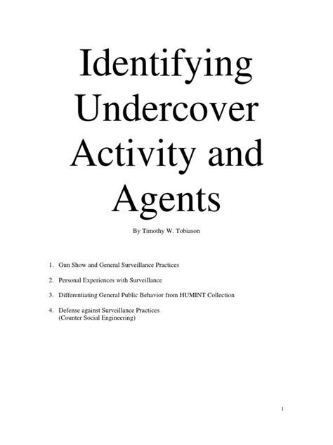 How-to guide on detecting and identifying undercover agents and surveillance. Logic And Critical Thinking, Brain Models, Law School Inspiration, Undercover Agent, Survival Books, Secret Websites, Books To Read Nonfiction, Survival Techniques, Prepper Survival