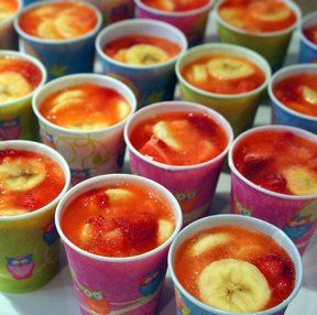 Lemonade Frozen Fruit Cups Recipe Frozen Fruit Cups, Frozen Fruit Salad, Frozen Fruit Snacks, Frozen Fruit Salads, Frozen Fruit Recipes, Brunch Dessert, Snack For Kids, Fruit Cups, Fruit Dishes