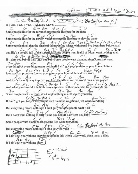 If I Aint Got You, Do I Wanna Know Guitar Chords, Disney Guitar Chords, Disney Guitar Tab, Ukulele Chords Disney, If I Ain't Got You Alicia Keys, Alicia Keys Piano, Cool Ukulele, Ukulele Chords Songs
