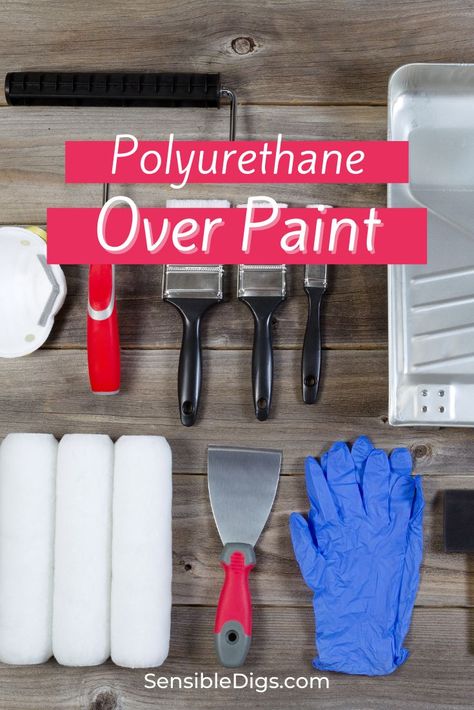 Polyurethane Over Paint, How To Apply Polyurethane, End Table Makeover, Science Crafts, Table Makeover, Painting Furniture Diy, Fed Up, Painted Table, Paint Furniture