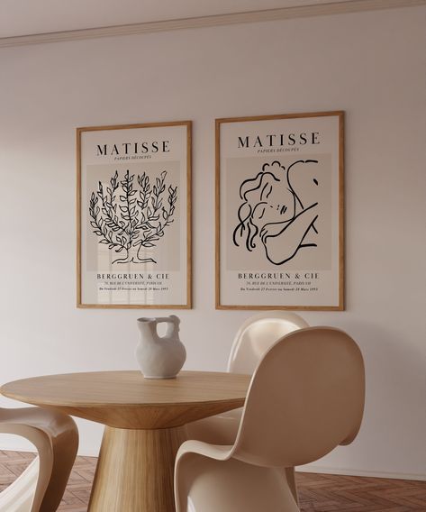 Pink Matisse, Matisse Kunst, Picasso Prints, Henri Matisse Poster, Matisse Cutouts, Matisse Poster, Eclectic Gallery Wall, Purple Wall Art, Matisse Print