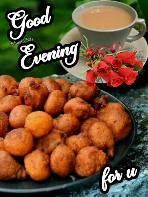 Selamat Sore, Shubh Prabhat, Good Evening Greetings, Evening Greetings, Good Evening, Tater Tot, Morning Quotes, Tea Time, Tea