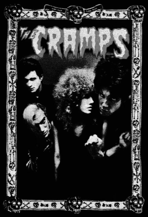 The Cramps Patch, The Cramps Wallpaper, The Cramps Aesthetic, Siouxsie And The Banshees Poster, The Cramps Poster, Music Homescreen, The Cramps Band, Voodoo Aesthetic, Punk Rock Wallpaper