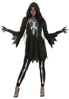 Halloween Costume Black Dress, Womens Halloween Costume, Grim Reaper Costume, Halloween Costume Black, Reaper Costume, Fun Office, Angel Costume, Scary Costumes, Halloween This Year