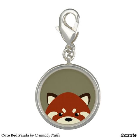 Cute Red Panda Charm Panda Charm, Bear Jewelry, Red Panda, Rings Bracelets, Necklaces, Personalized Items, Red