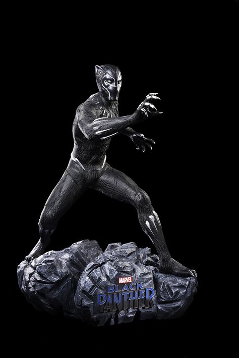 T Challa, Celebrating Diversity, The Black Panther, Life Size Statues, Marvel Toys, Captain America Civil, Wakanda Forever, Chadwick Boseman, Art Characters