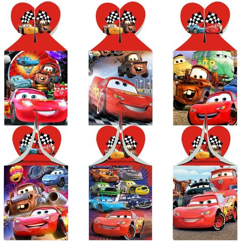 PRICES MAY VARY. 【Package Include】12 Pack Lightning Mcqueen party favors boxes for Movie theme birthday party supplies, Video Goodie boxes measure7.5"H x 3.5"W x 3.5"D 【WIDE APPLICATION】: Set of 12 pack Lightning Mcqueen party boxes with High-definition printing pictures on both sides, there are different patterns on each side, Perfect for giving out party favors and small gifts — Ideal to hold small toys, goodies, treats, candy, mini accessories, and more. Ideal for birthday Party decorations f Lightning Mcqueen Birthday Party Ideas Decoration, Cars Movie Birthday Party, Lightning Mcqueen Party, Mcqueen Party, Printing Pictures, Movie Theme Birthday Party, Cars Birthday Party, Movie Birthday Party, Party Boxes