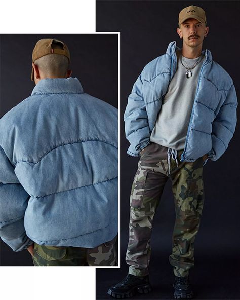 Starting to get chilly? Time to pull out those layering outfits. From over-sized denim jackets and puffer jackets to flannels, Levi’s® has got you covered, literally. Denim Puffer Jacket, Layering Clothes, Puffer Jacket Outfit, Layering Outfits, Denim Jackets, Jacket Outfits, Puffer Jacket, Layering, Denim Jacket