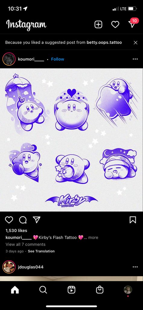 Kirby Tattoo Design, Kirby Flash Tattoo, Kirby Tattoo, Game Tattoo, Video Game Tattoos, Tattoos Inspo, Nerd Tattoo, Video Game Tattoo, Rainbow Tattoos