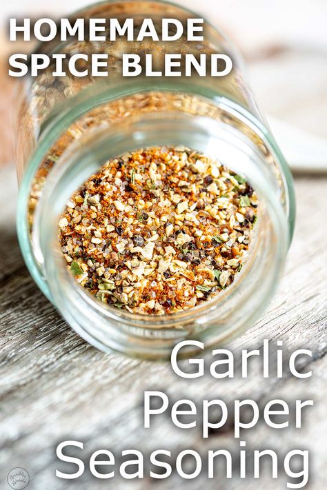 Garlic Pepper Seasoning is a versatile mix of herbs and spices that can enhance the flavor of your dishes. You can sprinkle it over chicken, steak, pork, shrimp, and veggies before roasting. It can be stored for up to six months, making it a convenient pantry staple. Adjust the salt and sugar content to your preference.