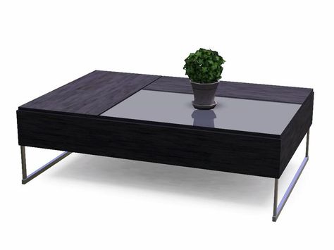 A sleek and modern coffee table, made by sim_man123 from TSR. TSRAA.  Found in TSR Category 'Coffee Tables' Sims 4 Cc Furniture Coffee Tables, Sims 4 Cc Coffee Table, Ts4 Mods Furniture, Sims4 Furniture, Living Room Sims 4, Sims 4 Cc Furniture Living Rooms, Sims 4 Blog, Sims 4 Tsr, Die Sims 4