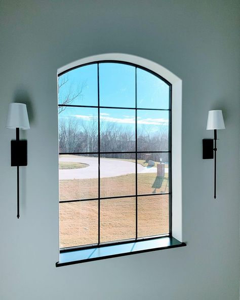 The Clean Look, Modern Colonial, Midwest Living, Interior Windows, Trim Work, Home Building, Window Trim, Arched Windows, Home Building Design