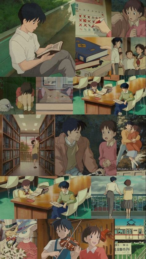 Whisper Of The Heart Lockscreen, Whisper Of Heart Wallpaper, Whisper Of The Heart Aesthetic Wallpaper, Studio Ghibli Whisper Of The Heart, Whisper Of The Heart Study, Whisper Of The Heart Fanart, A Whisper Of The Heart, Whisper Of Hearts, Whisper Of The Heart Tattoo