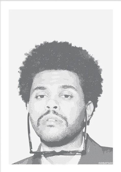 The Weeknd Line Art, The Weekend Sketch, The Weeknd Drawing, Face Outline, Random Drawings, Abel The Weeknd, Kitty Coloring, Celebrity Drawings, Music Posters