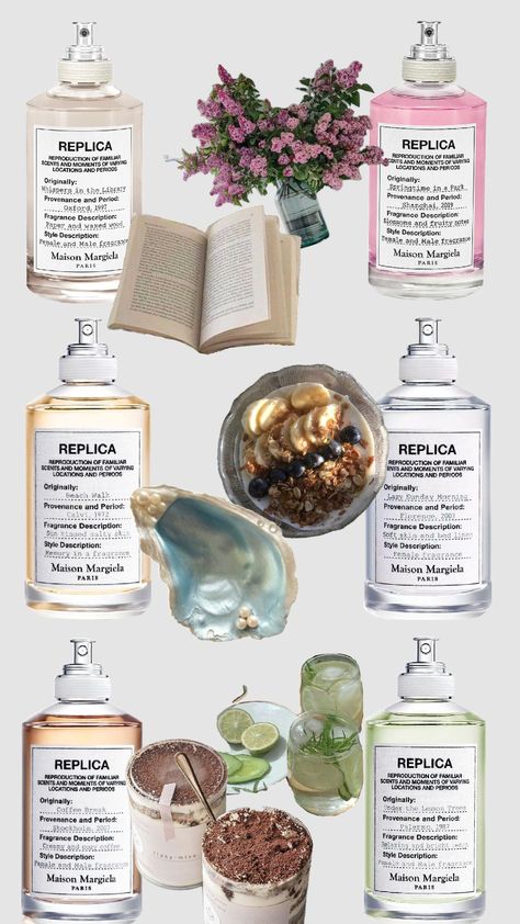 #aesthetic #replicaperfume #maisonmergiela Replica Perfume Aesthetic, Replica Aesthetic, Perfume Collection Aesthetic, Fragrance Aesthetic, Replica Perfume, Shuffles Aesthetic, Perfume Aesthetic, Fragrance Lab, Fresh Perfume