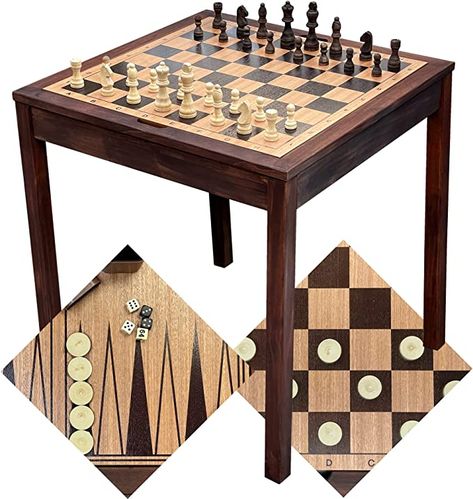 Wooden Game Table, Medieval Chess Set, Checkers Board, Center Table Living Room, Backgammon Table, Checkers Game, Board Game Table, Backgammon Board, Chess Table