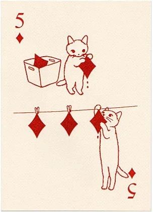 Pottering Cat, Playing Card Poster, Playing Cards Art, Bored At Home, Getting Bored, Card Poster, 카드 디자인, Diy Activities, Cat Cards