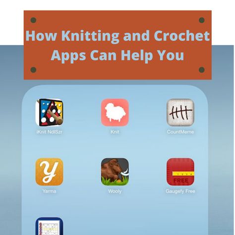 We often think of crochet and knitting as “low-tech” hobbies. After all, you only need a hook or knitting needles and yarn to get started. But don’t discount knitting and crochet apps just yet – they can be of great help to you in making and finishing your projects!  Why use knitting and crochet apps? Like many things that have gone digital to make life easier, knitting and crochet apps can also make your crafting life easier. What really draws us to the apps are the way in which you can keep t Crochet Hook Sizes Chart, Types Of Knitting, Pattern Meaning, App State, Crochet Abbreviations, Crochet And Knitting, Hacks Clothes, Bad Idea, Make Life Easier