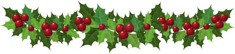 Garland Illustration, Holly Garland, Holly Christmas, Brochure Design Inspiration, Christmas Banners, Christmas 2016, Tree Crafts, Christmas Holly, Christmas Images