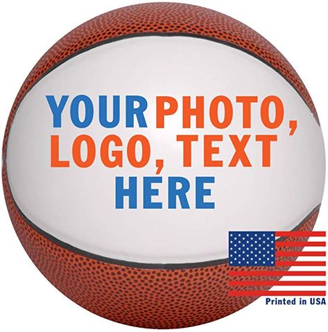 Amazon.com: Custom Personalized Basketball - 12 Inch Full Sized Basketball - Ships in 3 Business Days, High Resolution Photos, Logos & Text on Basketball Balls - for Trophies, Personalized Gifts: Sports & Outdoors Basketball Senior Night Gifts, Basketball Balls, Basketball Senior Night, Basketball Information, Senior Night Gifts, Team Party, Personalized Basketball, Senior Gifts, Basketball Ball