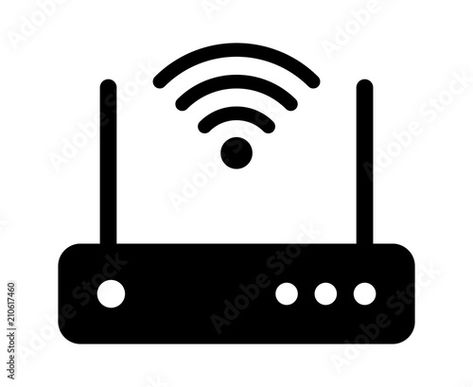 Icon For Apps, Modem Router, Wifi Signal, Wireless Router, Feel Good Quotes, Wifi Router, Flat Vector, Vector Icons, Router