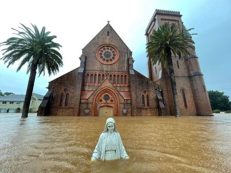 Lismore Catholic Cathedral _ 2022 floods Lismore Nsw, Wildflowers Photography, Ancient Vikings, Carthage, Australia Travel, New South Wales, Catholic Church, Barcelona Cathedral, Photo Credit