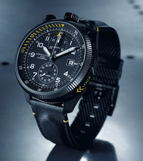 Five Affordable Hamilton Watches for New Collectors | WatchTime - USA's No.1 Watch Magazine    Hamilton Takeoff Auto Chrono Hamilton Watches, Marine Chronometer, Hamilton Watch, Amazing Watches, Dream Watches, Pilot Watch, Kids Watches, Stylish Watches, Seiko Watches